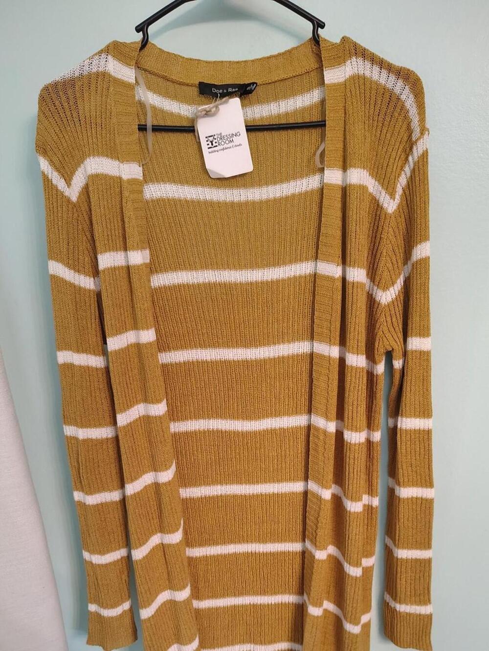 Doe Women's Yellow and Multi Cardigan